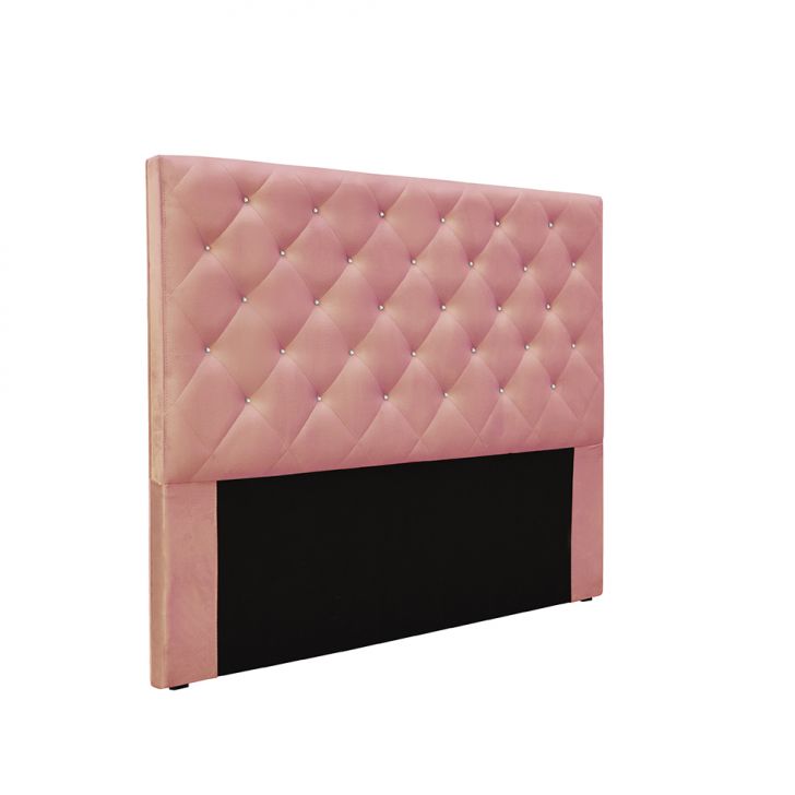 Cabeceira Casal Tânia Veludo Rosa