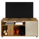 Rack 1 Porta Para Tv 42 Polegadas 136cm R1481 Natural Palha Tecno Mobili