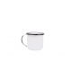 Caneca Xícara Esmaltada no 6 160ML Branco atóxico ESMALTADOS SILVA 2202