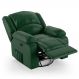 Poltrona do Papai Reclinável Pietra Glider Giratória USB FH9 PU Verde Musgo - Mpozenato