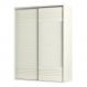 Guarda Roupa Solteiro 179cm 2 Portas de Correr 100% MDF TW601 Off White - Dalla Costa