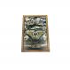 Quadro Decorativa Quarto Sala Kombi Huffman Madeira Verde