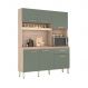 Cozinha Compacta 6 Portas Miami Avena Menta