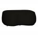 Puff Decorativo Beatriz Veludo Preto - Montanaris Decor