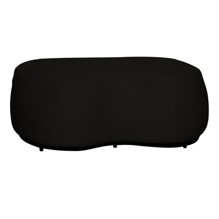 Puff Decorativo Beatriz Veludo Preto  - Montanaris Decor