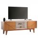 Rack Bancada Lift 1.6 Off White/Cinamomo para TV até 60