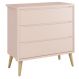 Cômoda Gaveteiro Théo New Rosa Fosco com Natural - MoveisAqui
