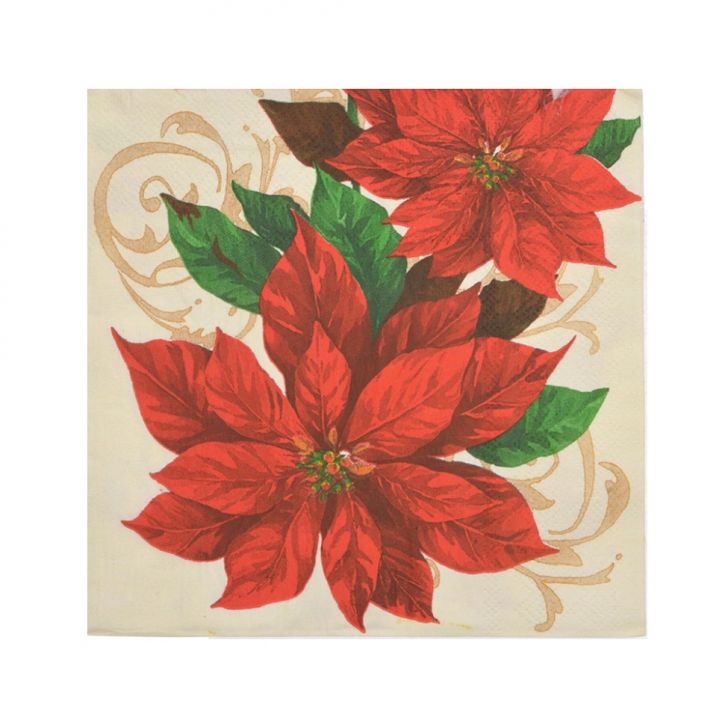 Guardanapo de Papel Natalino Espressione Florido