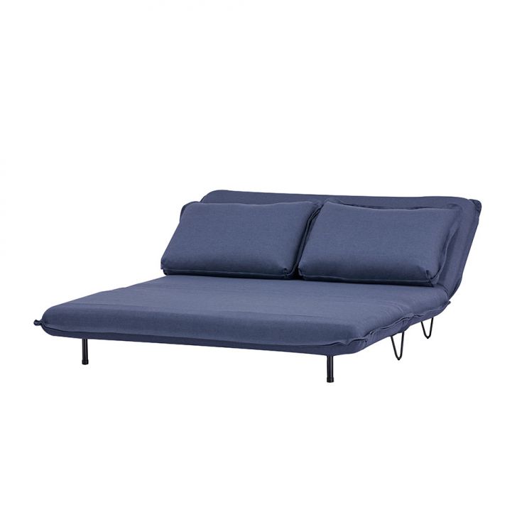 Sofá-Cama 2 Lugares Casal Bergamo Azul Jeans