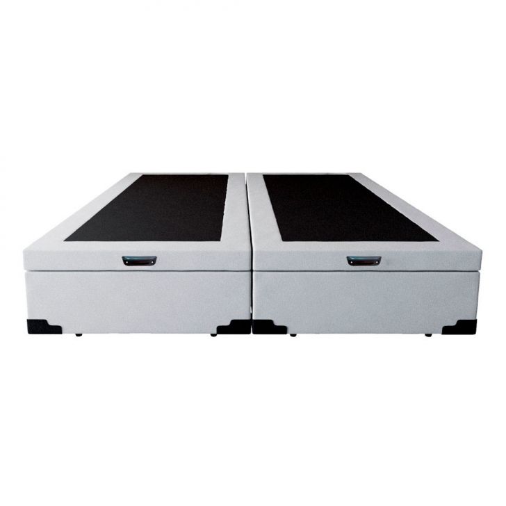 Base Para Cama Box Queen Martin Premium Com Baú (45x158x198) Branca