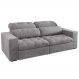 Sofá Retrátil e Reclinável 3 Lugares 200cm Viena A12 Suede Cinza - Mpozenato