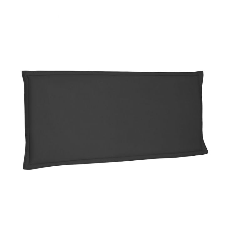 Cabeceira Painel Garden Para Cama Box Solteiro 90 cm Suede Preto - D'Rossi