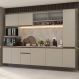 Armário de Cozinha Completa 280 cm Suspensa Crema Nice Madesa 04