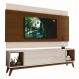 Rack com Painel Delux 2.2 Off White com Natural - MoveisAqui