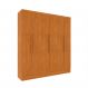 Guarda-Roupa Casal Vietri sem Pés 6 Portas 4 Gavetas Cinamomo