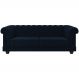 Sofa 3 Lugares 220 cm Ponteio Veludo SL 948 Moll