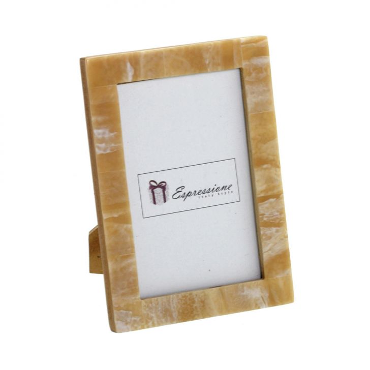 Porta-Retrato 10x15 Espressione Branco e Marrom