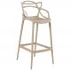 Banqueta alta Masters Allegra 76 cm Nude