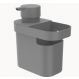 Dispenser Detergente Organizador Pia Trium 650 ml chumbo Ou DT550