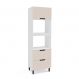 Paneleiro Meena 2 Portas 1 Gaveta Creme e Branco