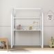 Escrivaninha Infantil Tampo Regulável Montessoriana Madeira Branco Tina