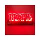 Luminária De Mesa Decorativo Acrílico Hope Vermelho 110/220V