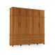 Guarda Roupa com 5 Portas Nancy Carvalho New