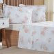Jogo de Cama King 4 Pçs 200 Fios 100% Algodão 193x203x40cm Classique