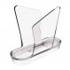 Kit 48 Porta Guardanapos Transparente de Mesa Plástico Crippa Restaurante Cafeteria