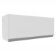 Armário de Cozinha Aéreo 80 cm 1 Porta Suspensa Branco Glamy Madesa