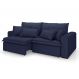 Image of Sofá 3 Lugares Retrátil e Reclinável Cannes Linho Bouclé Azul 200 cm MO895UP50TSRMOB