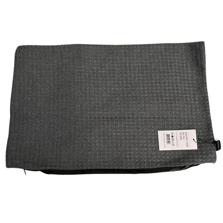 Almofada Jacquard Waffle 30x50 Chumbo