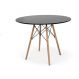 Mesa De Jantar Redonda Eiffel 90 Cm - Preto