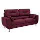 Sofá 3 Lugares Denver Suede Vinho
