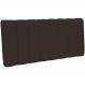Cabeceira Cama Box Painel Queen 160 cm Dubai W01 Suede Marrom - Lyam Decor