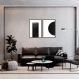Quadro Black Minimalist 62x43 2-43x30 Caixa Marrom