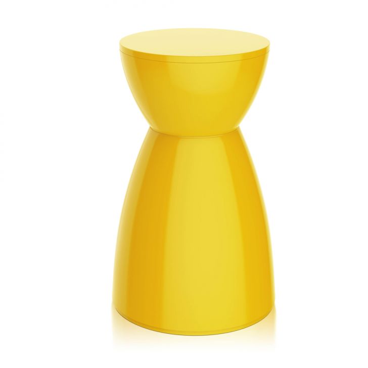 Banco | Banqueta Rad Polipropileno Amarelo I'M IN