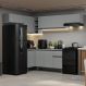 Armário de Cozinha Completa de Canto 405cm Cinza Nice Madesa 02