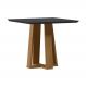 Mesa Valencia 90x90cm - Ypê/preto