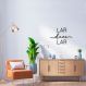 Frase de Parede Lar doce Lar 120x87 Preto