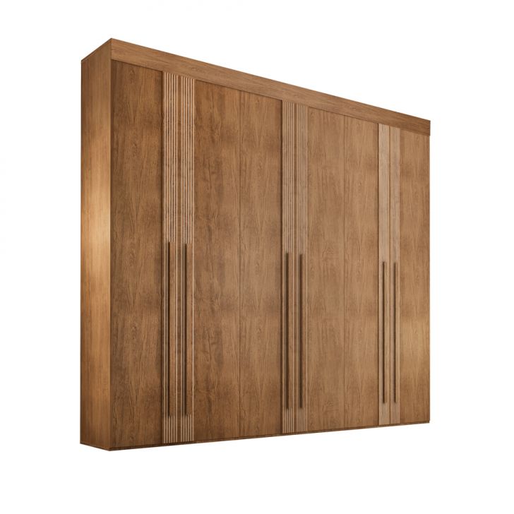 Guarda-roupa Casal Lucca Premium 6 Portas Imbuia