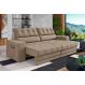 Sofá Oscar Plus 2,30m Retrátil/Reclinável Suede Capuccino - Xflex