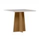 Mesa Anitta 90x90cm - Ypê/Off White