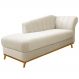 Recamier Vanessa 140cm Lado Esquerdo Corano Bege - Amarena Móveis