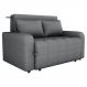 Sofa Cama 2 Lugares 138 cm Amora Linho Vancouver Cinza Milani Store