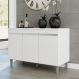 Balcão de Cozinha 3 Portas Northampton Branco