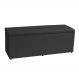 Calçadeira Recamier Baú Solteiro 0,90m Berlim Suede Preto - Pallazio
