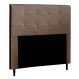 Cabeceira Cama Box Casal Queen Luna 160cm Corano Marrom - Desk Design