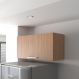Armário de Cozinha Aéreo com 1 Porta Basculante 80cm Multimóveis CR20417 Freijó
