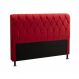 Cabeceira Cama Box Casal King 195cm Miami Veludo Vermelho - JS Móveis